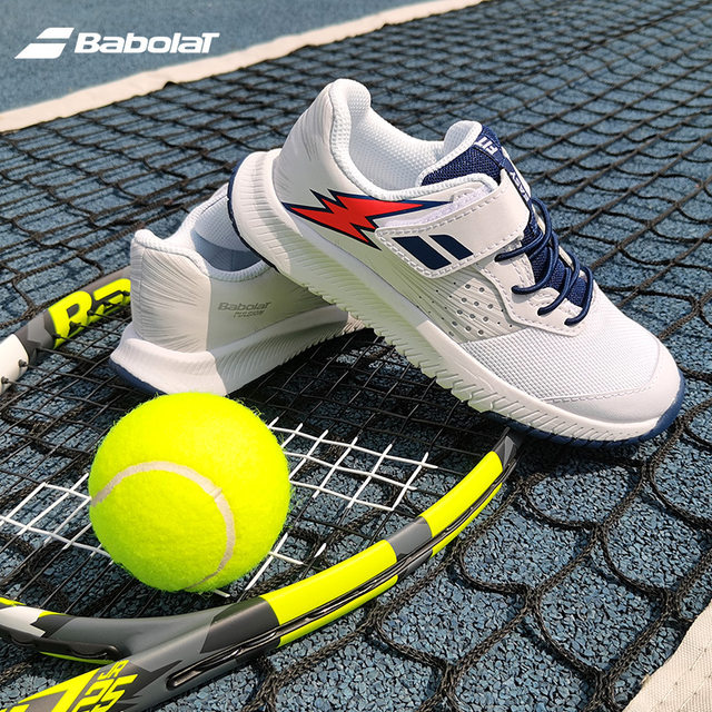 ເກີບ tennis ຂອງເດັກນ້ອຍ Babolat ເດັກຍິງເດັກຊາຍຍິງໄວຫນຸ່ມ badminton ເກີບກິລາການຝຶກອົບຮົມ