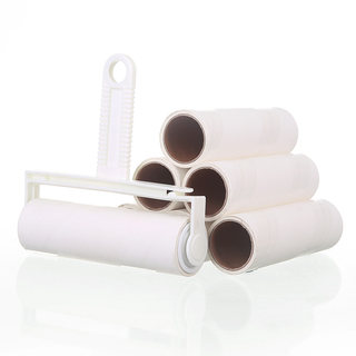 The adhesive hair can be torn roller 16cm sticky dust sticky paper roller, the dust collector sticks to the sticky hair, the dust, the dusty coat