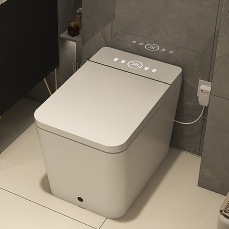 German small household type smart toilet square i.e. hot fully automatic electric toilet without water pressure limit foam shield-Taobao