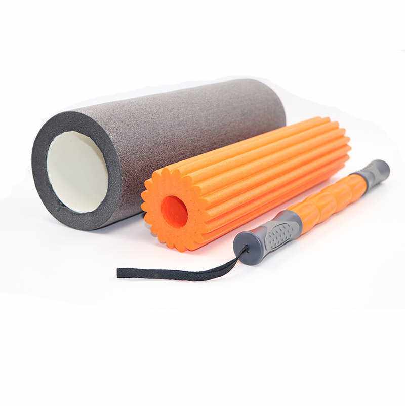 Three-in-one PE yoga column set deep muscle relaxation massage stick foam shaft fascia
