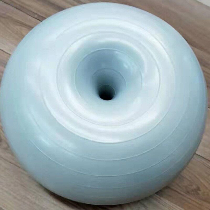 Donut Yoga Ball Thickened Explosion-proof Apple Ball Custom Hemisphere Inflatable Balance Massage Ball Yoga Fitness Ball