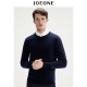 [Cashmere] Áo len cashmere nam Jiu Muwang 2020 mùa thu nam mới ấm áp áo len dệt kim màu tinh khiết nam N - Hàng dệt kim