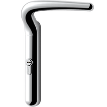 DEINAR Silver Italian Minimalist Door Lock Indoor Bedroom Panel Lock Magnetic Room Door Lock Light Luxury Door Lock