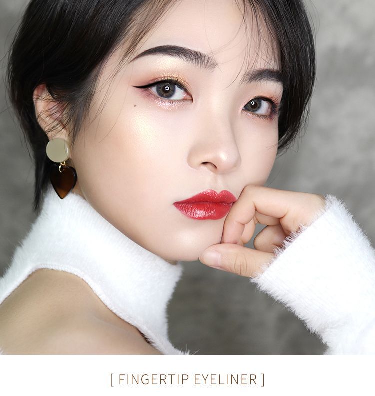 Lười dễ vẽ mặt giả ~ kẻ mắt màu đỏ novo nữ không thấm nước không bắt đầu kẻ mắt màu nâu - Bút kẻ mắt chì kẻ mắt celavi