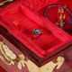 Mahogany large Chinese retro jewelry box solid wood cosmetic box hand jewelry storage box jewelry box with lock