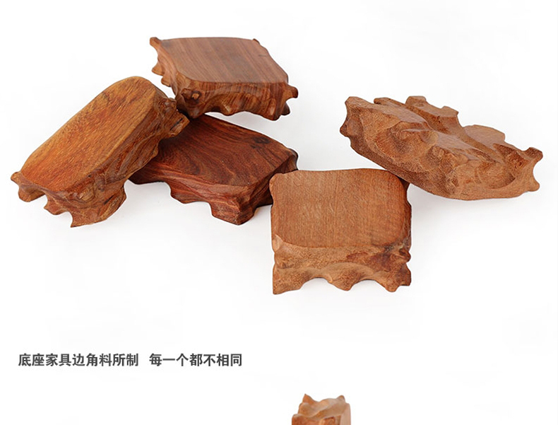 S Ya Xuan Zhai Rosewood với loại cơ sở Gỗ cơ sở Kistler khung nhẫn ngọc ngọc ấm trà cơ sở con dấu - Nhẫn nhẫn doji