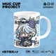 Genshin Impact Water God Funina fan original ceramic mug two-dimensional anime coffee milk water cup