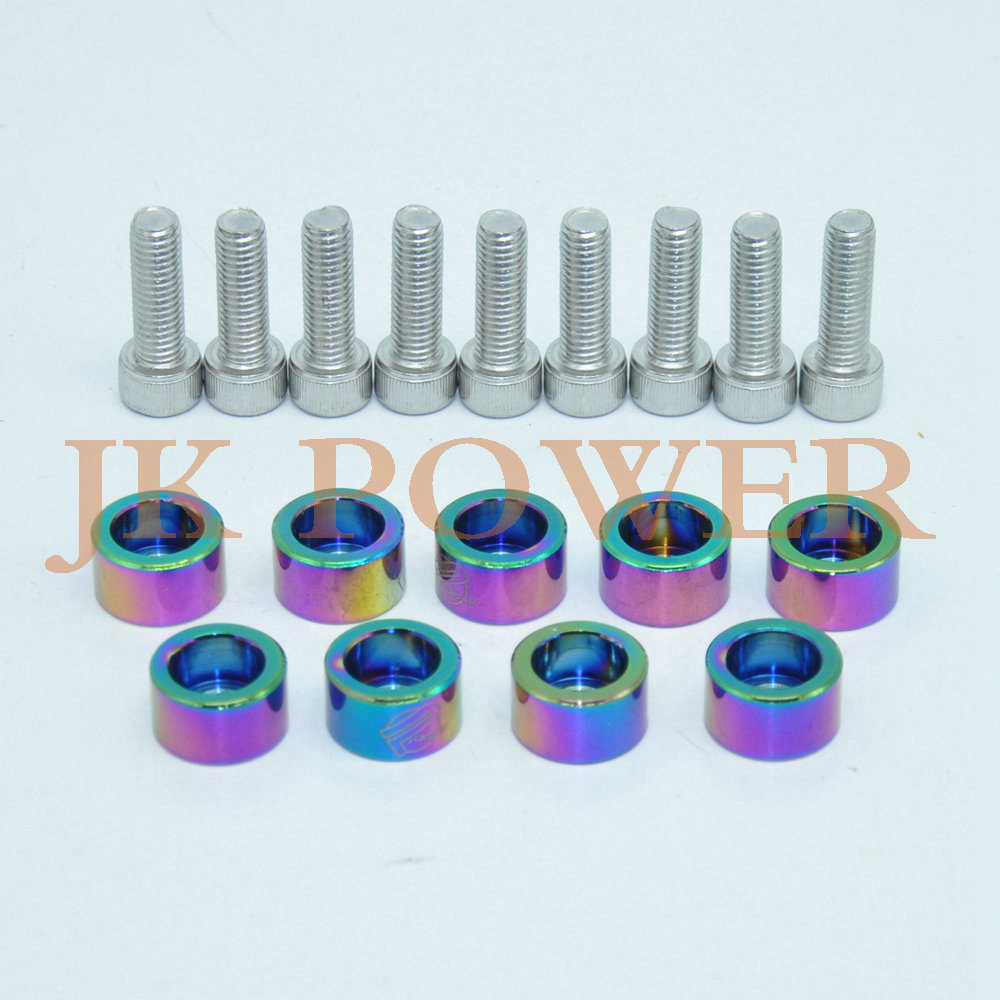 GM sửa đổi động cơ M8 fender xi lanh động cơ JDM bao quanh bởi vít máy giặt cốc chổi cọ rửa xe ô tô