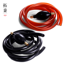 Tea tray drain pipe with water suction ball Tea outlet pipe kung fu tea set accessories coffee table sewer pipe zero hose