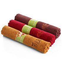 Tea towel Tea cloth Brown tea set Tea ceremony accessories thickened absorbent tea mat Cotton linen tea tablecloth Linen tea ceremony fiber