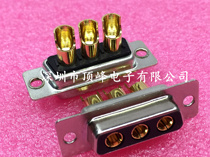 Needle mixed large current socket 3W3 heads Master head welding line 3 3 rectangular heavy solid needle plating