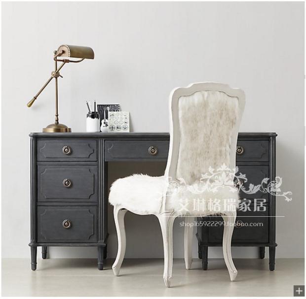 American country solid wood desk computer desk European modern multifunctional desk desk home solid wood desk