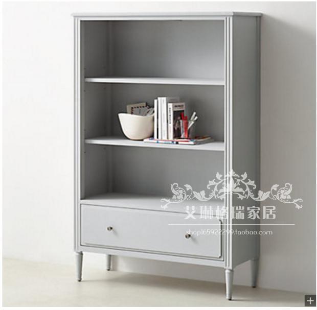 Exit American Countryside Solid Wood Bookcase Retro Modernity Style New Vintage Cabinet cabinet Custom