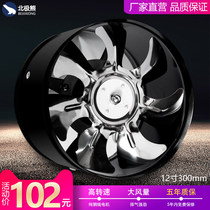 Round duct fan exhaust fan kitchen ventilation fan 12 inch toilet exhaust fan powerful exhaust fan 300