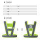 likai reflective vest ຜ້າສະທ້ອນແສງສູງ freeze-resistant cycling safety vest road construction protection vest can be printed