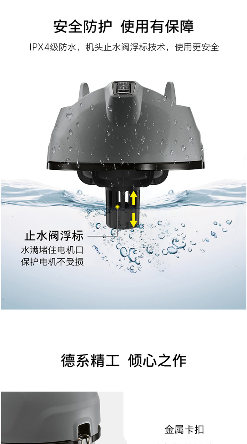 Đức Karcher Group karcher Kah thương mại máy hút bụi khô và ướt thép không gỉ công suất lớn NT20 - Máy hút bụi giá robot lau nhà