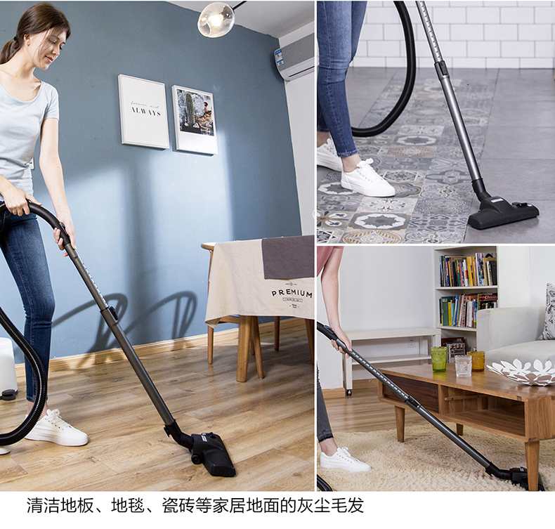 robot hút bụi nào tốt Máy hút bụi gia đình Đức Karcher Karcher Kach mạnh mẽ nhỏ cầm tay hút thảm lớn ngoài 螨 VC3 - Máy hút bụi máy hút bụi sofa