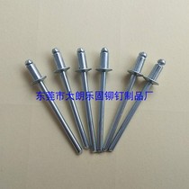 High quality round head Iron pull nail all iron blind rivet steel pull rivet iron rivet M3 * 6