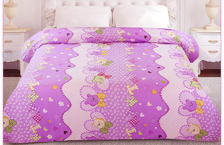 Quilt cover phim hoạt hình người lớn duy nhất đôi ký túc xá đầy đủ quilt bao gồm sinh viên duy nhất 1 m 1,5m giường 1,8m giường