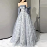 Вечернее платье, пианино для взрослых, открытые плечи, новая коллекция