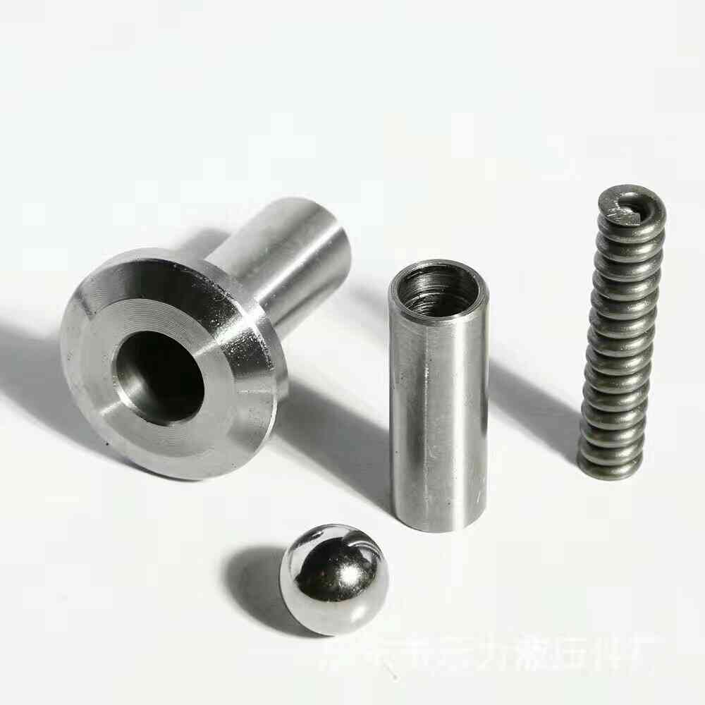 Axial plunger pump fitting inner jacket central spring steel ball