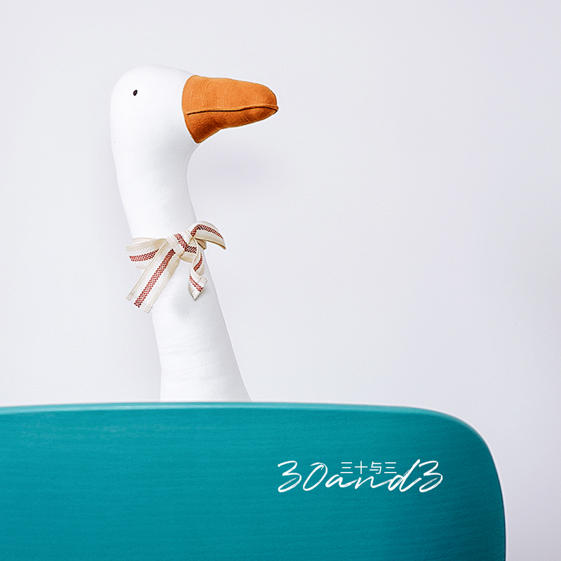 Nordic goose doll big white goose pillow pillow children's birthday doll soft clothing Valentine's Day girlfriend girlfriend gift