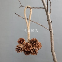 (Cami Youpin) Self-made original American country style pine cone string dried fruit string hanging pendant ornaments