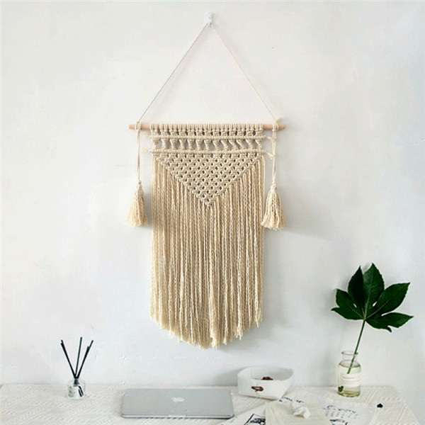 Гобелен 新款家居装饰壁毯波西米ins编织挂毯棉北欧手工壁挂文艺拍照道具