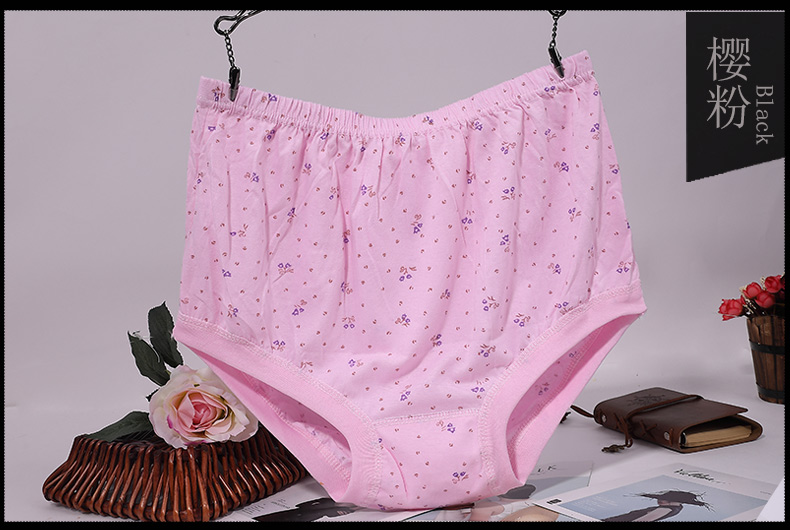 Đồ lót nữ trung niên và cao tuổi, cotton, phân bón, XL, eo cao, quần mẹ, bà già, bà, quần short rộng shop đồ lót