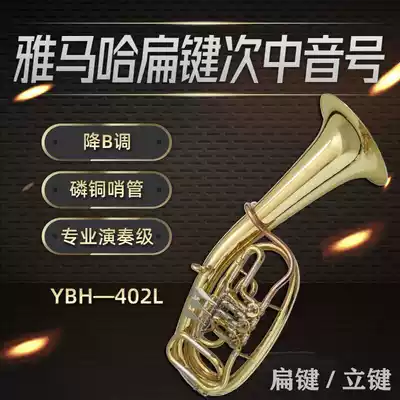 Yamanha tenor instrument B-down three flat keys Vertical keys Baidong small tuba Professional performance grade