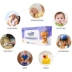 Khăn ướt Baby Bears Baby Wipes Baby Wipes Sơ sinh Khăn lau tay và miệng cho trẻ sơ sinh 80 Bơm / Gói 2 gói có sẵn - Khăn ướt