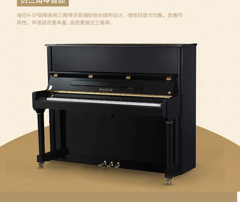 Dòng Pu Jinqin Helen HAILUN gỗ rắn chuyên nghiệp đàn piano thẳng đứng thương hiệu mới dành cho người lớn chơi đàn piano chuyên nghiệp H-5P yamaha clp 535