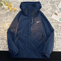 Мужской голубой (белый) пружина и осень сгиба