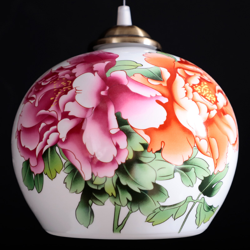 Circulation indoor goldfish bowl porcelain home sitting room with heavy lamp jingdezhen basin of Chinese style furnishing articles ceramic aquarium fish