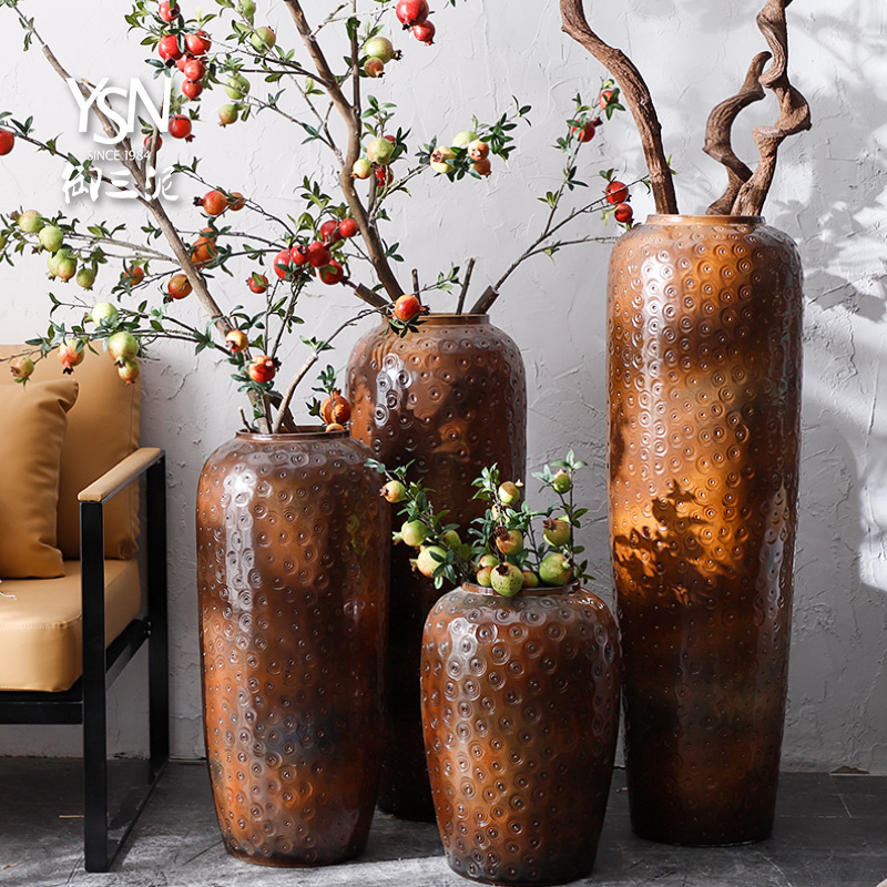 Landing a large flower pot flower arranging furnishing articles pottery jingdezhen north European American ceramic vases, sitting room aquarium earthenware jars