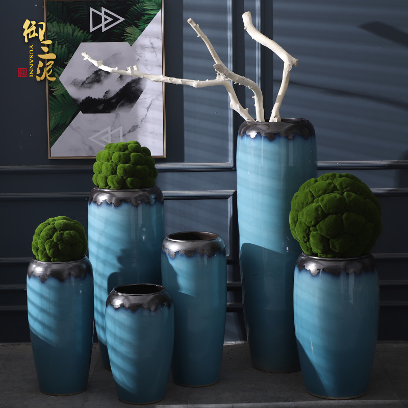 European ceramic vase Nordic I and contracted villa landing simulation TV ark suit sitting room flower arranging furnishing articles