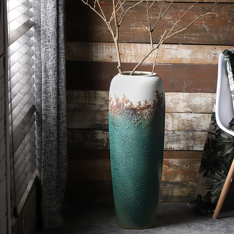 Jingdezhen ceramic furnishing articles contracted and I sitting room porch window flower arranging dried flowers hydroponics container European vase