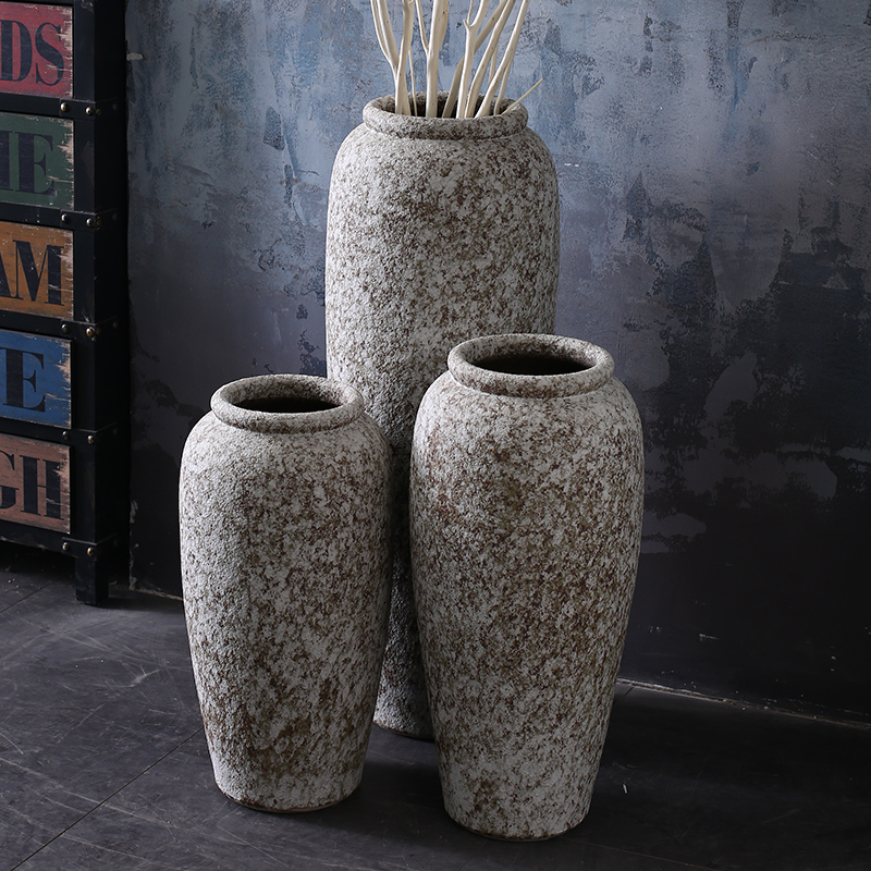 I and contracted white ceramic club hotel furnishing articles sitting room window of large vase flower arranging flower POTS