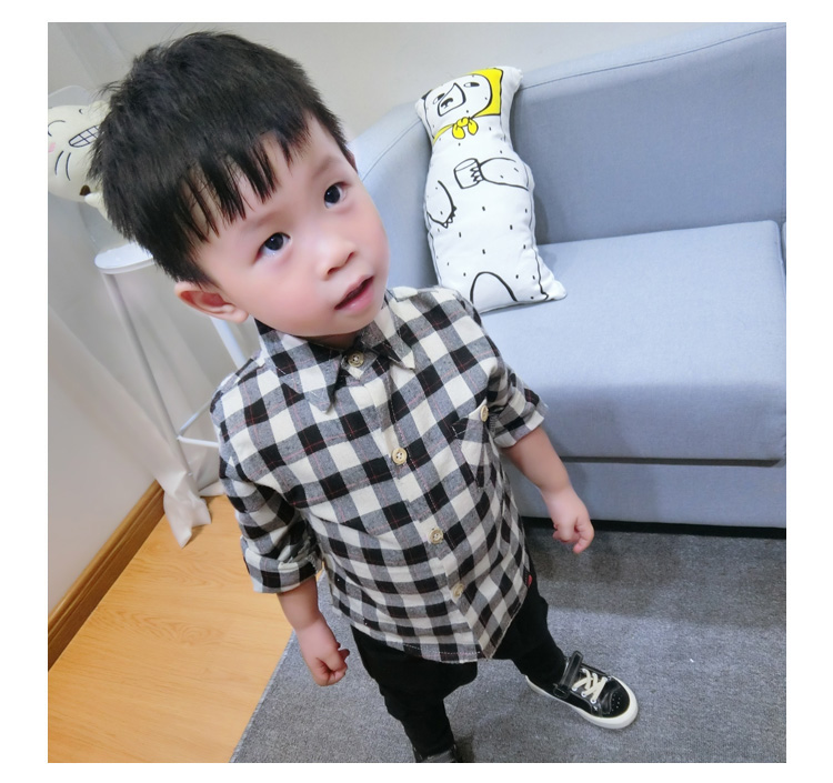 Chemise enfant à manche longue - Ref 2083040 Image 23