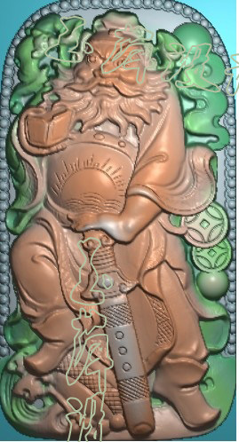 Zhong Kui Baton Chung Ki Nafu Finely Carved Figuryu Sculpture-Taobao