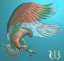 Eagle Eagle Great Exhibition Carved Figure Relief Figure Jade Carved Figure JDP