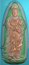 Guanyin standing Guanyin facing Guanyin fine carvings jade carvings