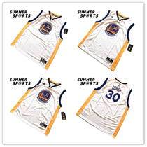  Warriors Curry THOMPSON Durant YOUTH EDITION WHITE YOUTH OFFSET REP JERSEY