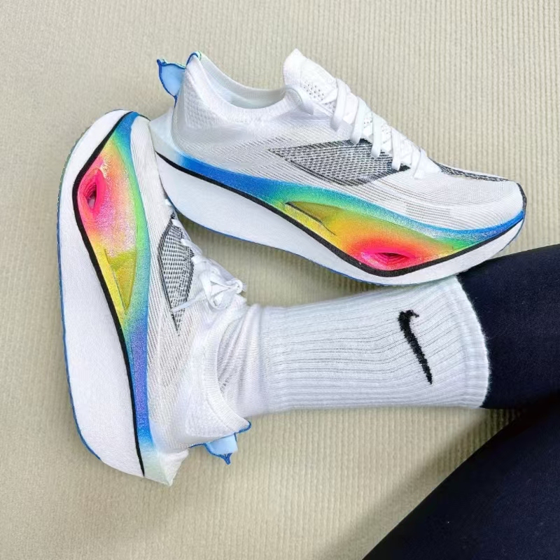 Feidian 4U Carbon Plate Soft Elastic Running Shoes 2024 Summer New Ultra-Light and Breathable Mesh Shock-Absorbing and Rebound Sports Running Shoes