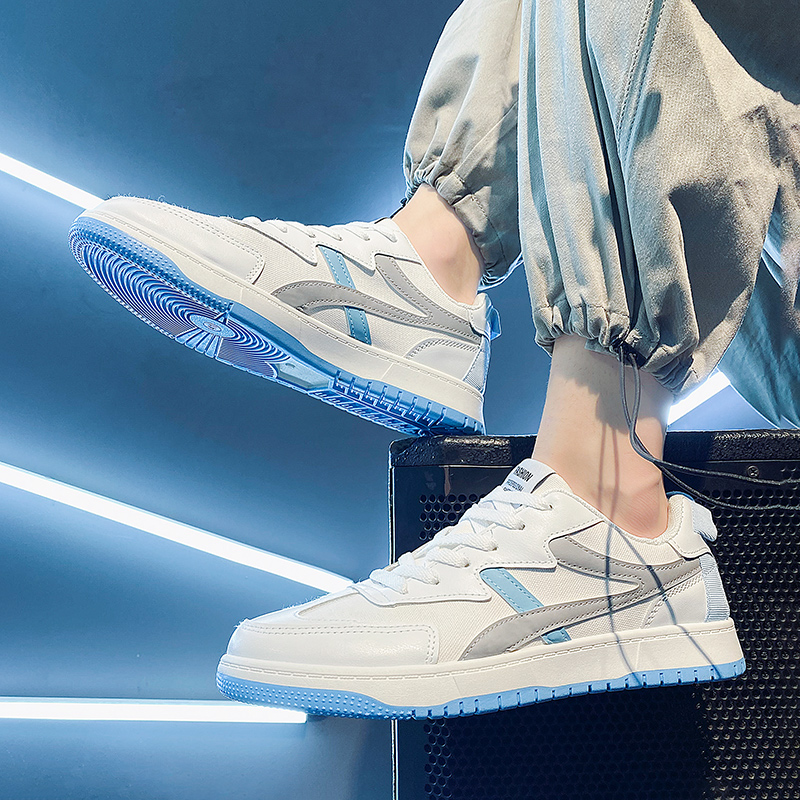 Summer breathable thin men's shoes 2022 new small white shoes youth casual skate shoes students all-match sports shoes