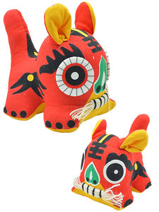 Cloth Tiger Chinese Style Folk Handicraft Tourism Souvenir Small Gift Decoration Chinese Characteristic Gift for Foreign