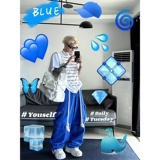 Весенние штаны, свободный прямой крой, 2025 года, в американском стиле