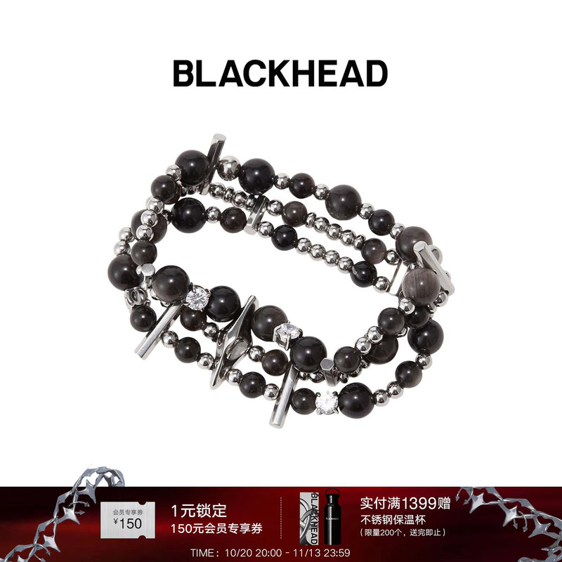 Blackhead/Blackhead Crescent Knight Series Crescent Knight Multi-Layer Bracelet Original Design