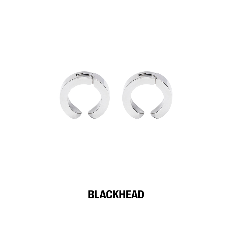 BLACKHEAD Blackhead Earless Earrings Pierce-Free Rings Trend Personality Stud Earrings for Men and Women