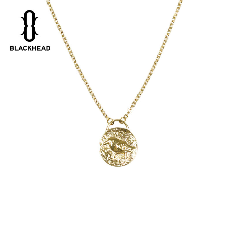 BLACKHEAD Black Head Original Design Light Extravagant Birds and Fish Pendant Male Accessories Lovers Necklace women Summer